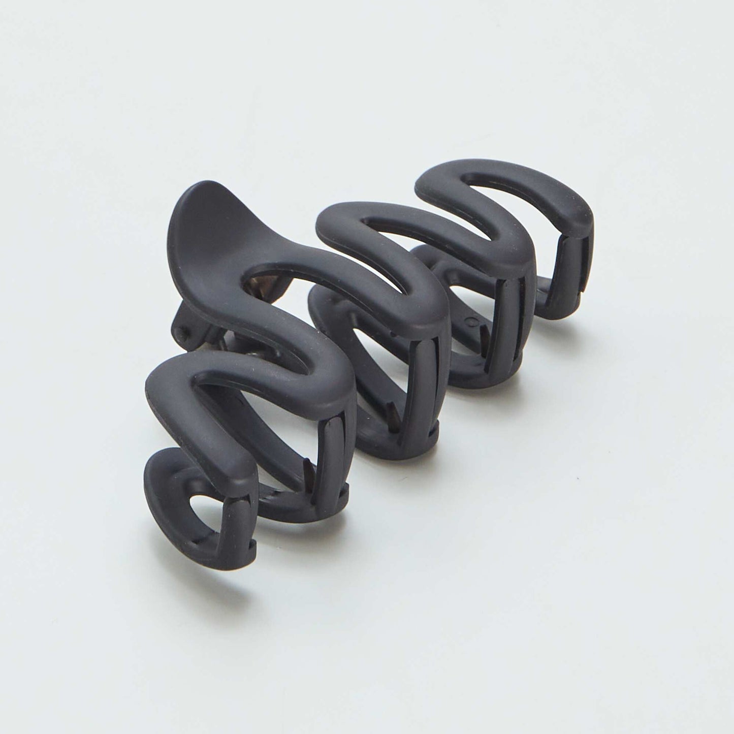 Zig-zag claw clip BLACK