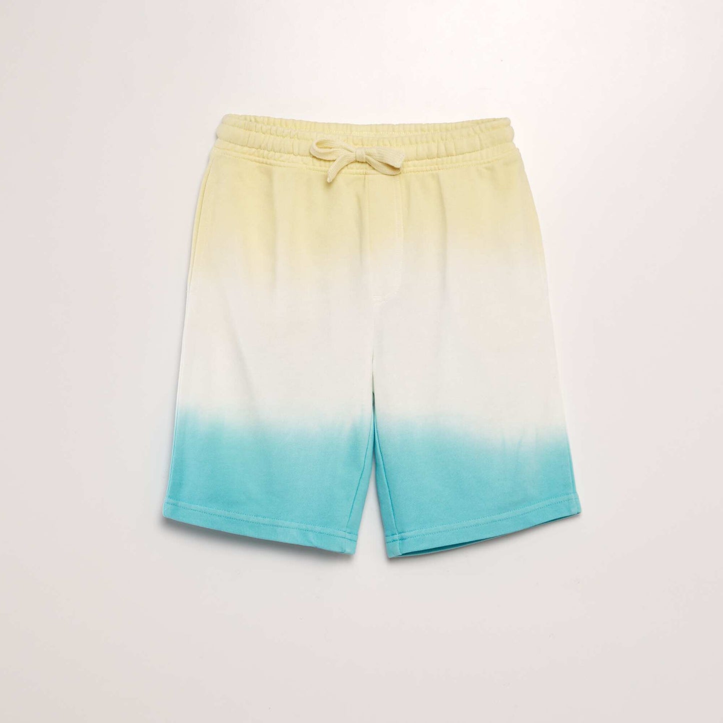 Tie-dye Bermuda shorts YELLOW