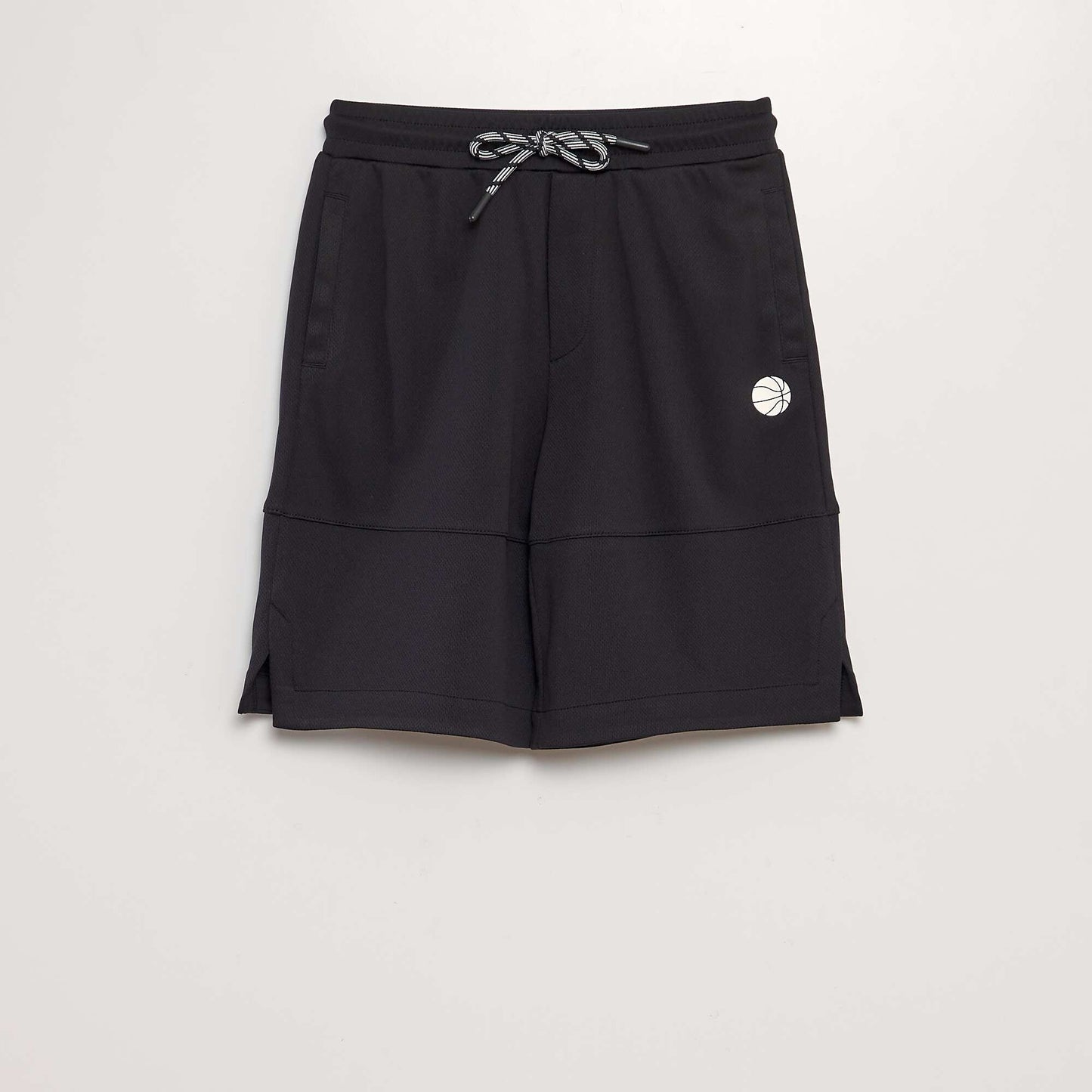 Polyknit Bermuda shorts BLACK