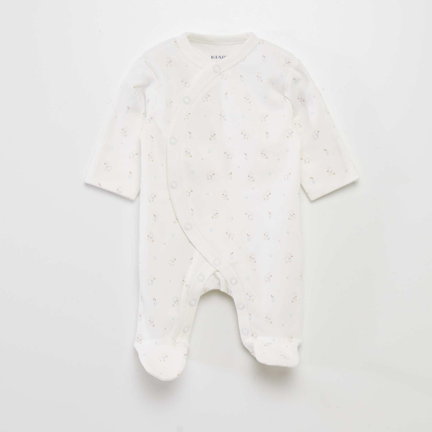 Sleepsuit + bodysuit - 2-piece set WHITE