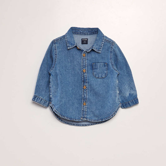 Denim shirt BLUE