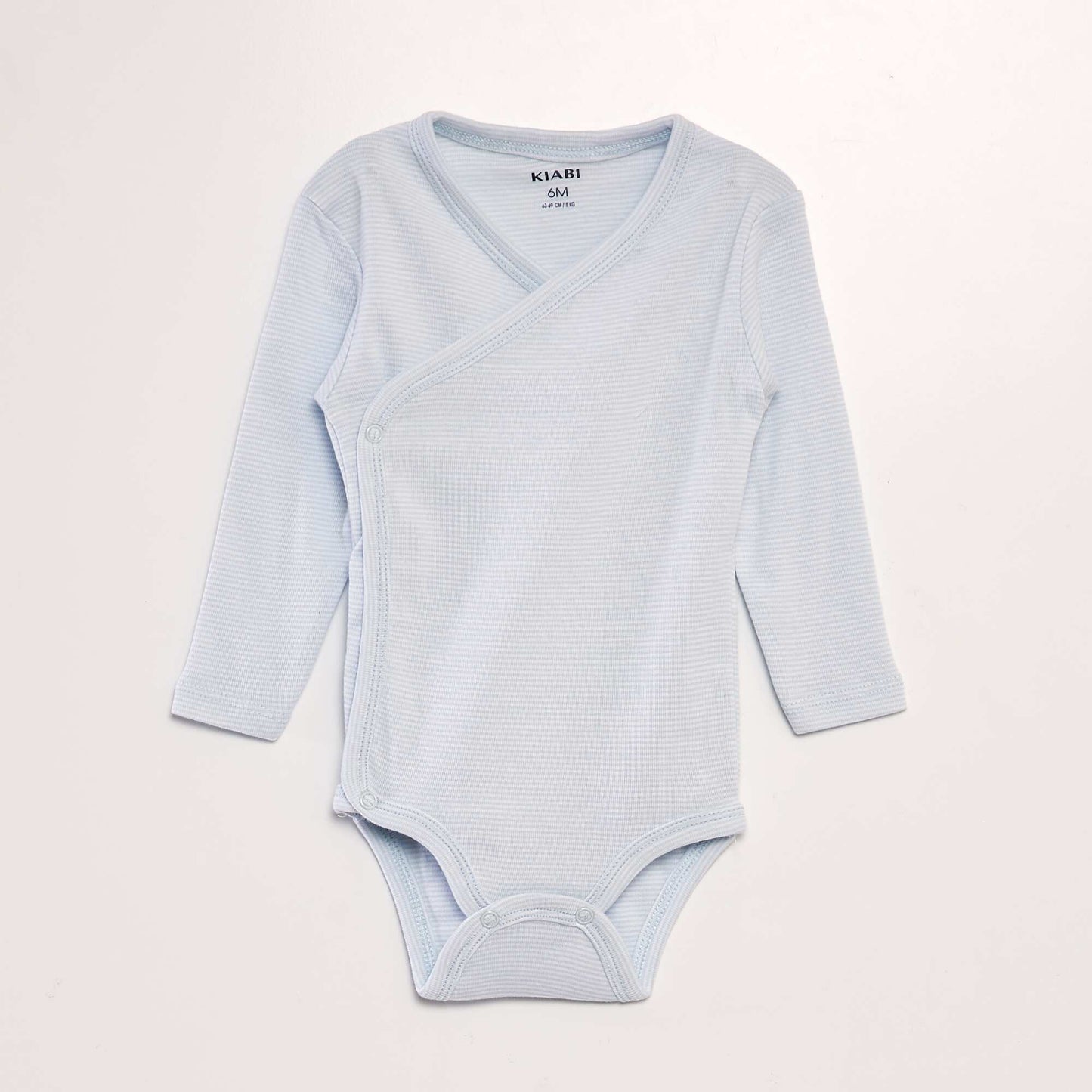 Pack of 3 crossover bodysuits BLUE