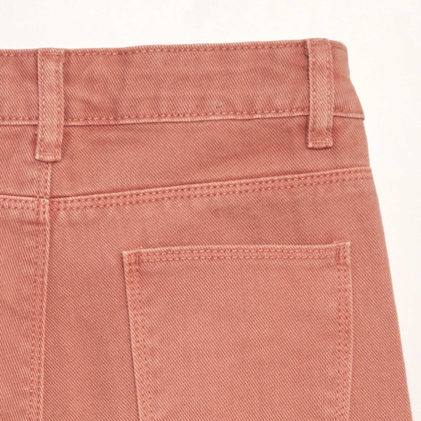 High-rise wide-leg jeans PINK