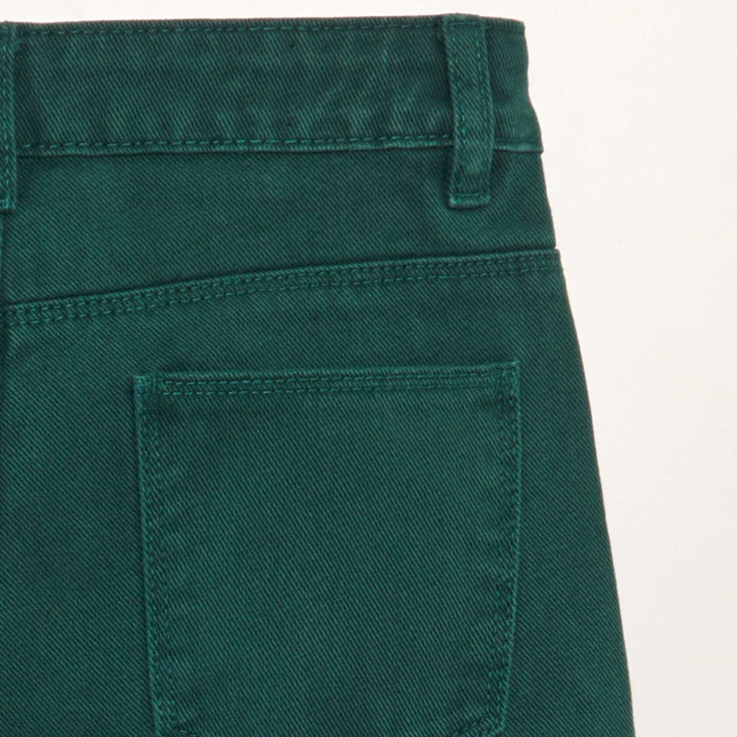 High-rise wide-leg jeans GREEN