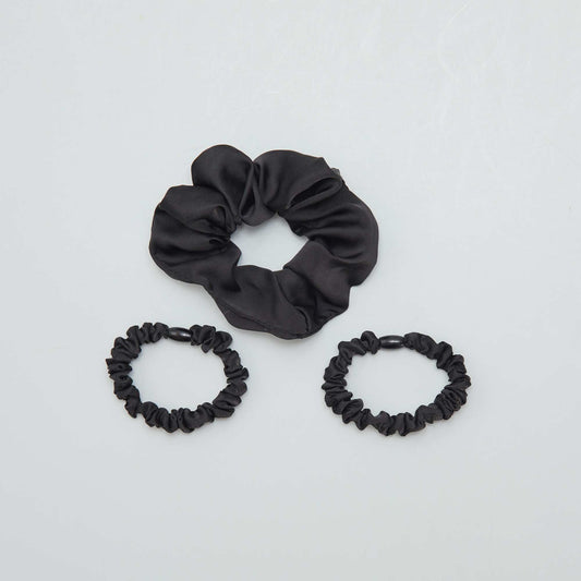 Pack of 3 scrunchies BLACK