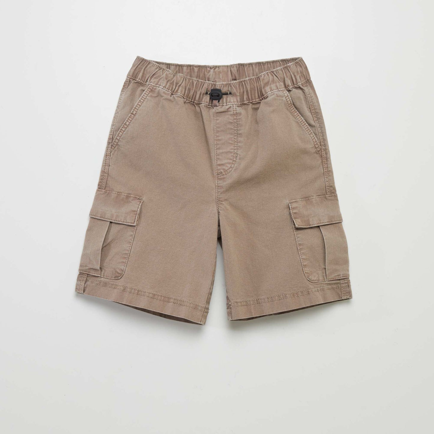 Bermuda shorts with flap pockets BEIGE