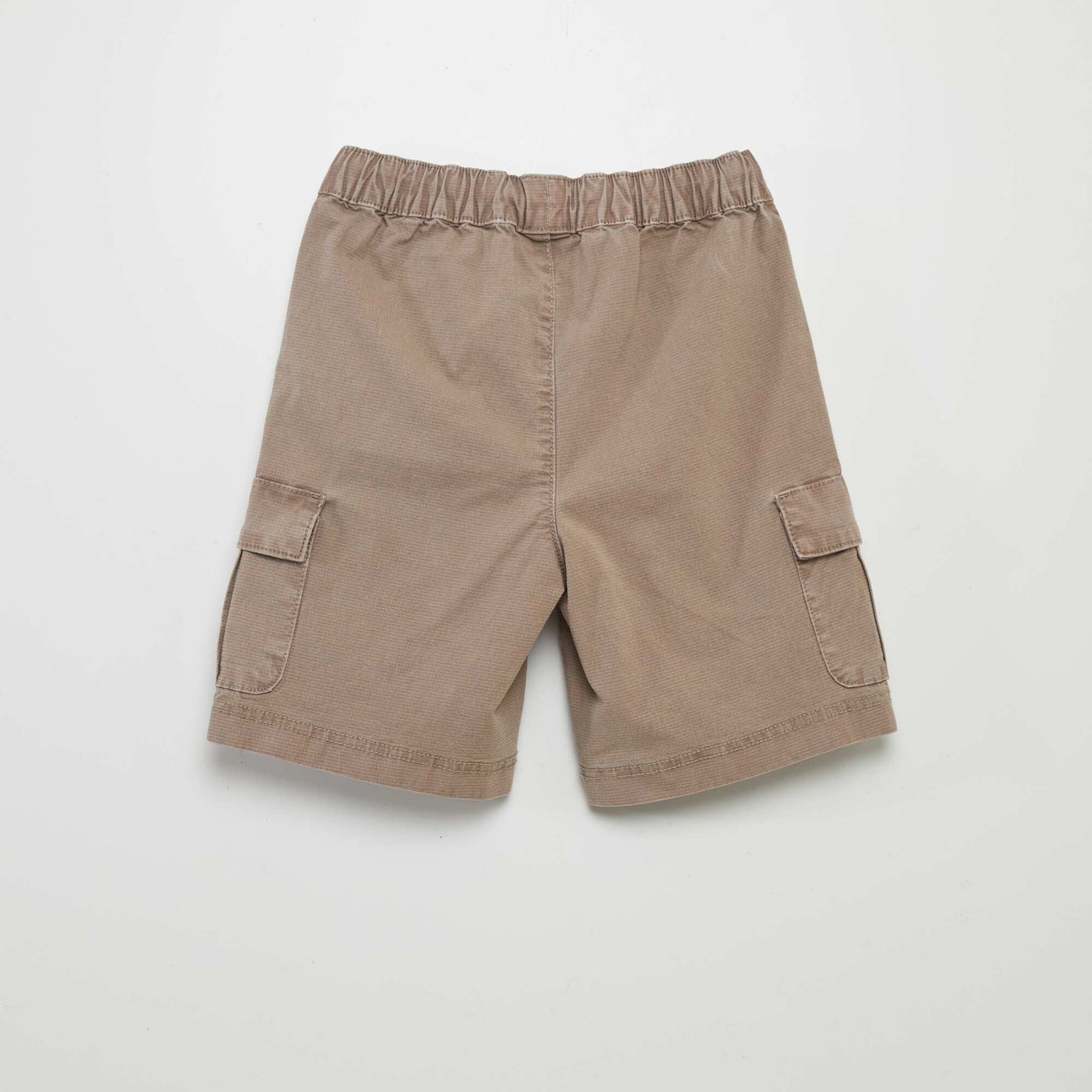 Bermuda shorts with flap pockets BEIGE