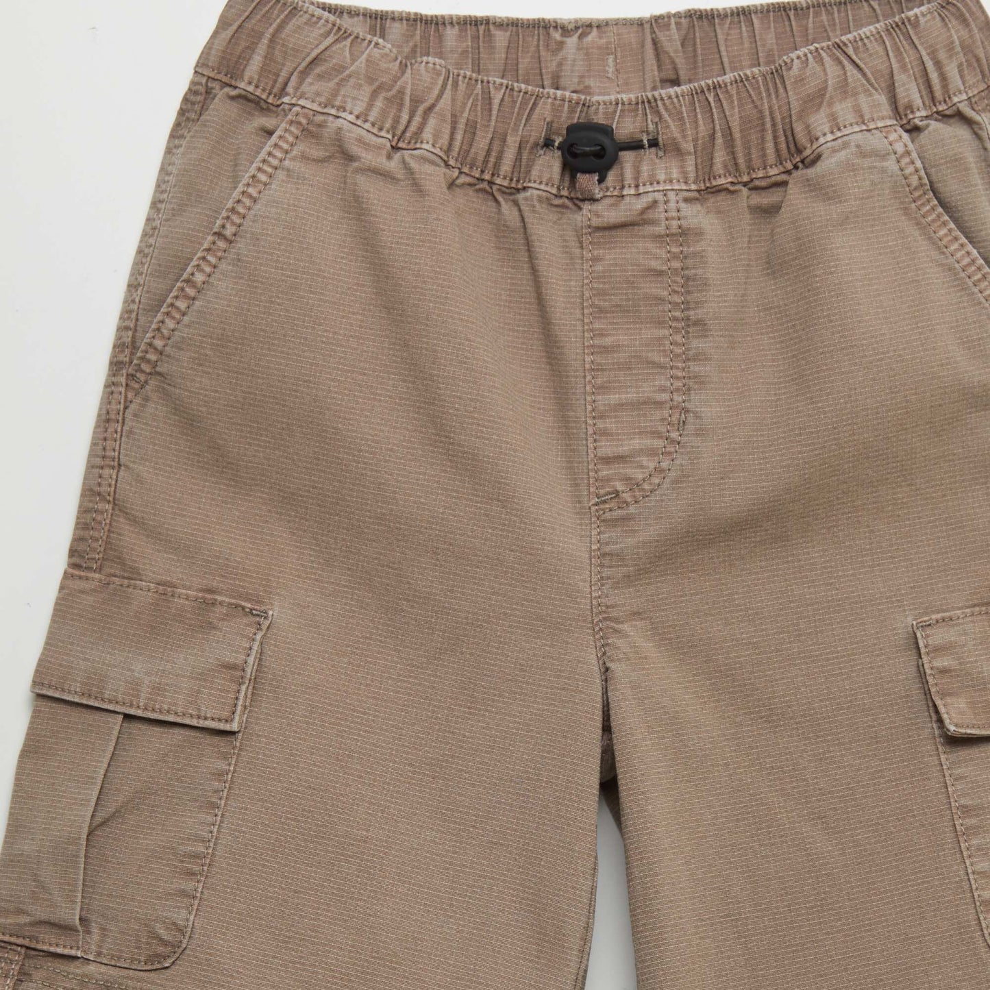 Bermuda shorts with flap pockets BEIGE