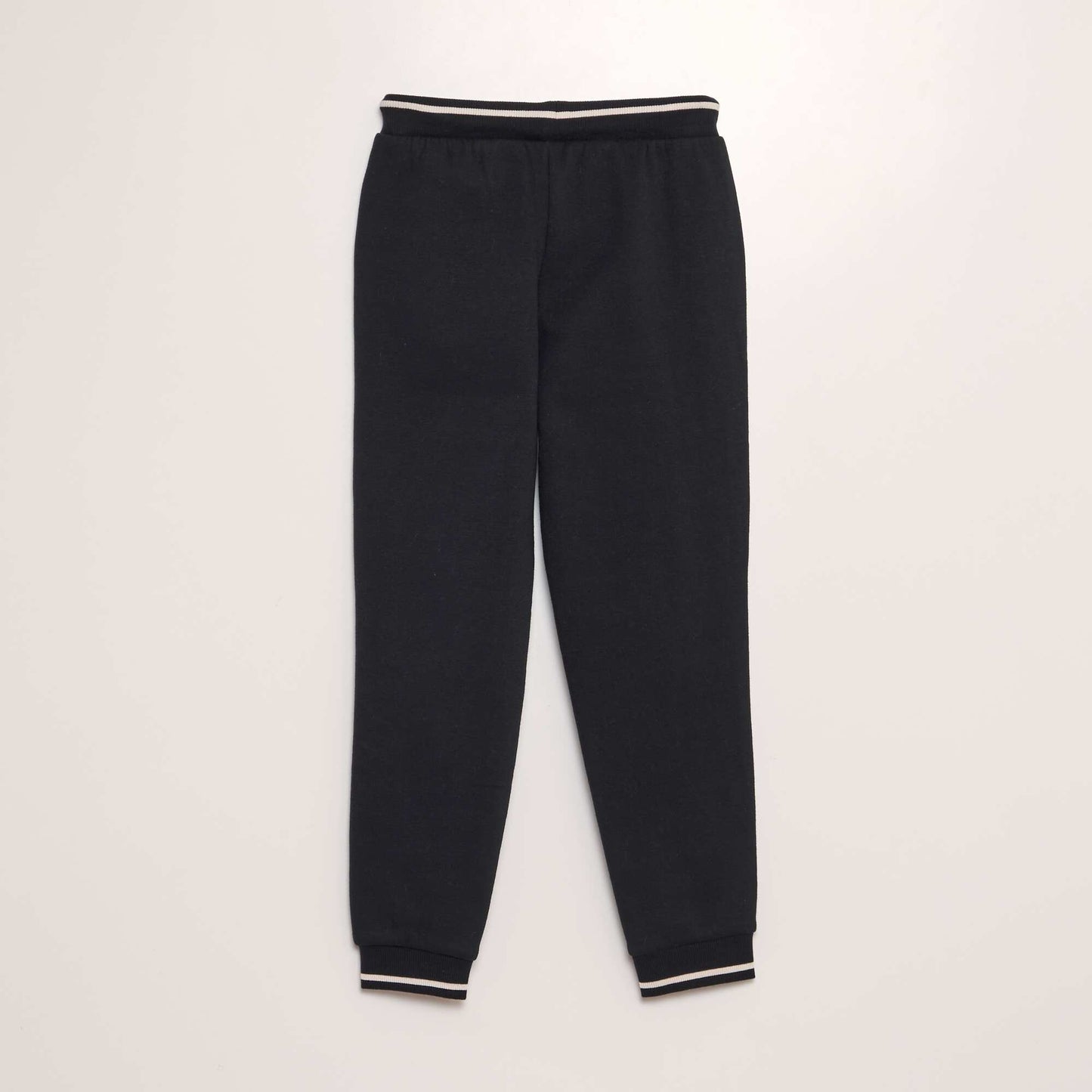 Sweatshirt fabric joggers BLACK