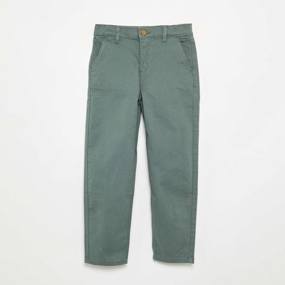 Slim-fit chinos GREEN
