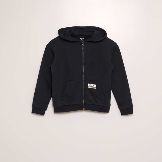 US-style hoodie BLACK