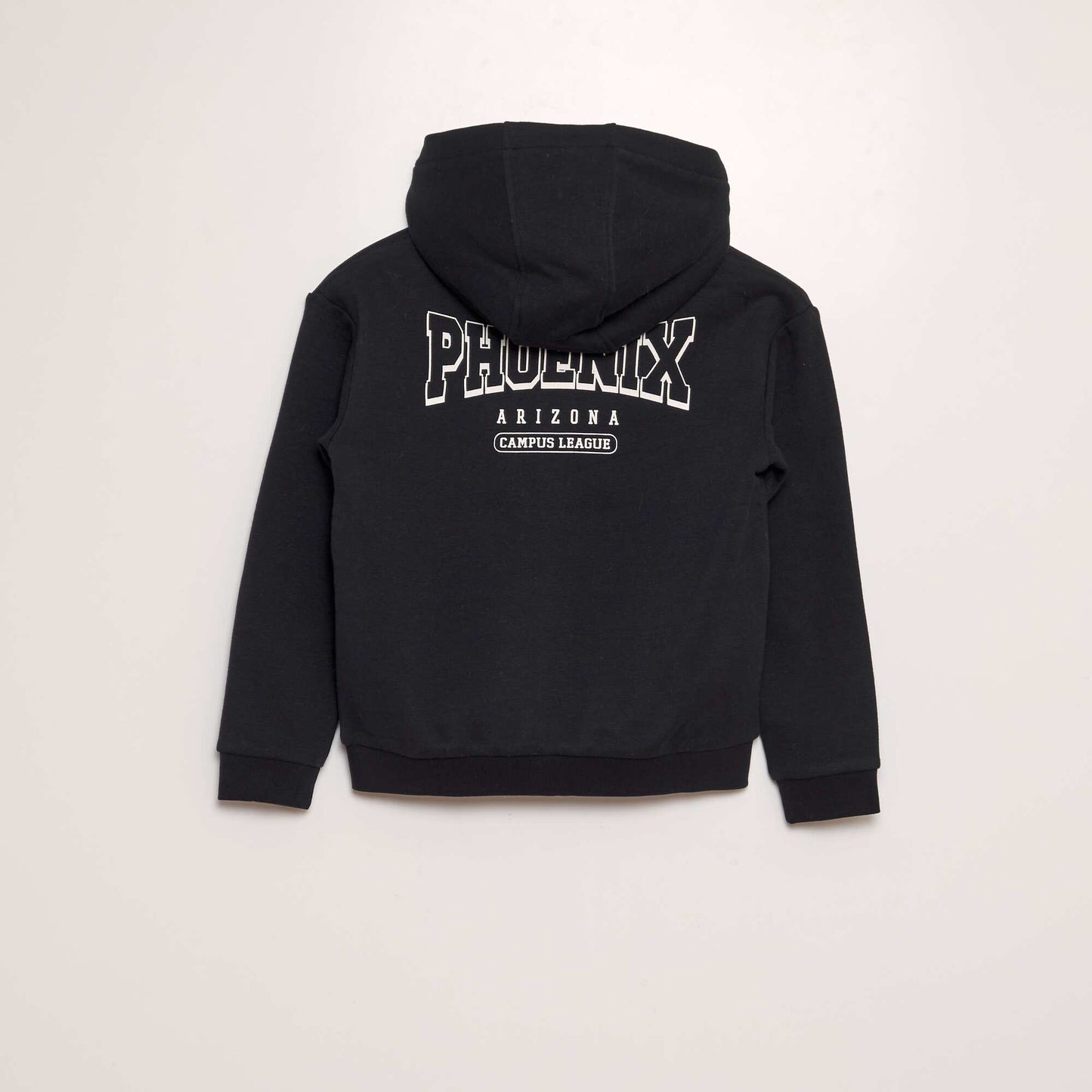 US-style hoodie BLACK