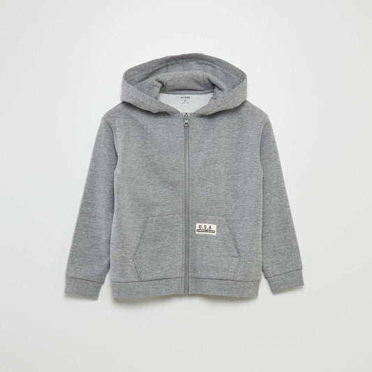 US-style hoodie GREY