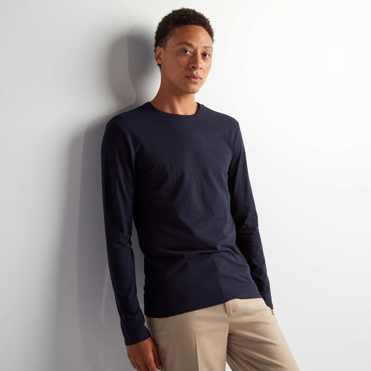 Long-sleeved T-shirt BLUE