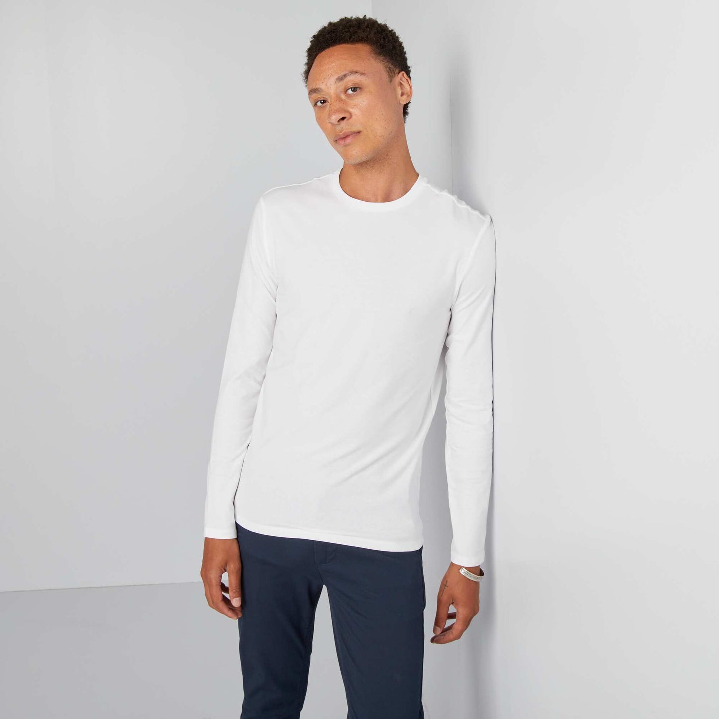 Long-sleeved T-shirt white