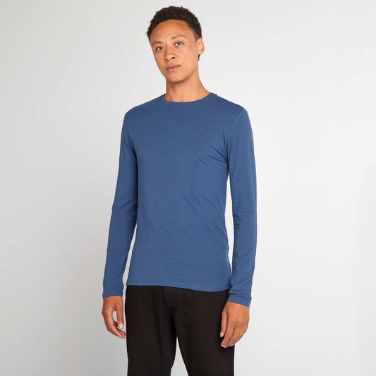 Long-sleeved T-shirt BLUE