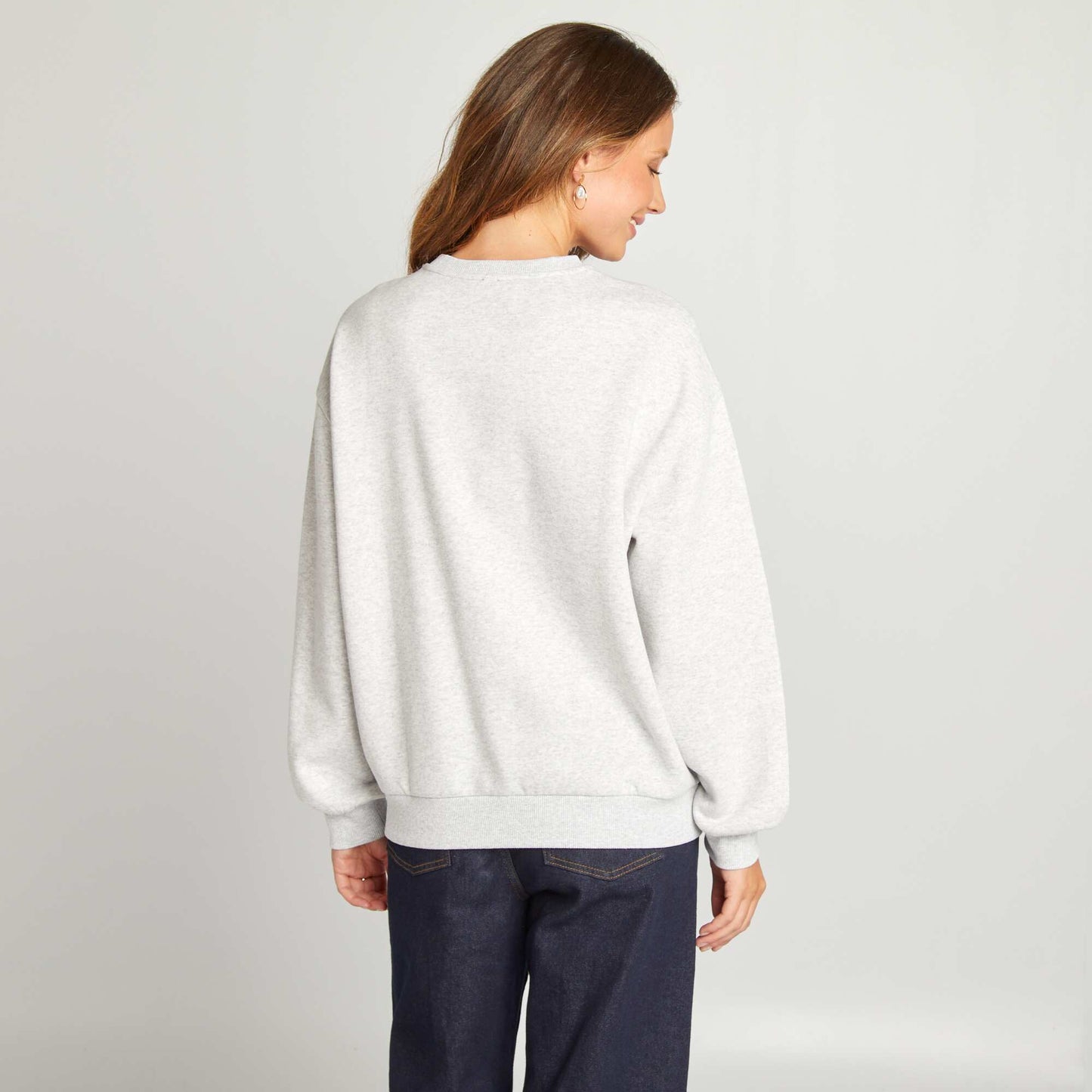 Varsity-style sweatshirt GREY