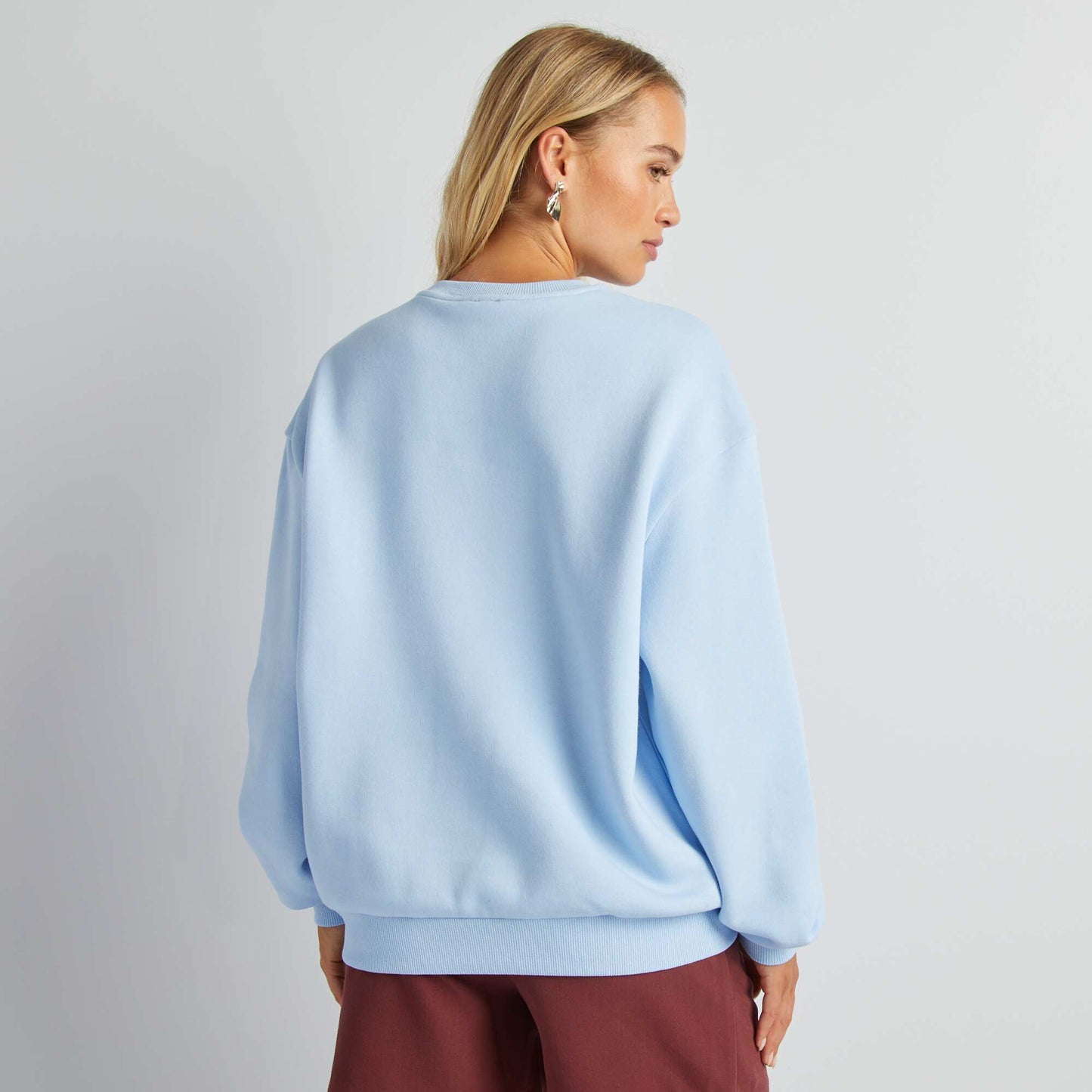 Varsity-style sweatshirt BLUE