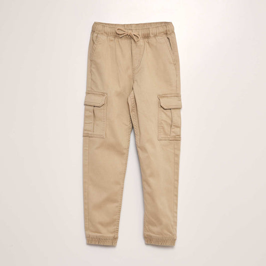 Multi-pocket trousers BEIGE