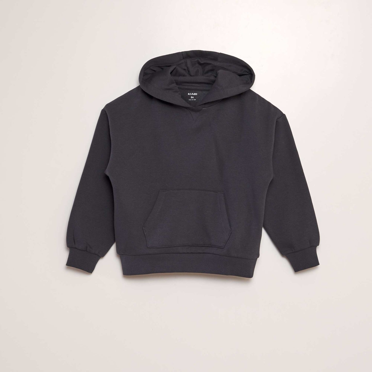 Sweatshirt with kangaroo pocket BLACK