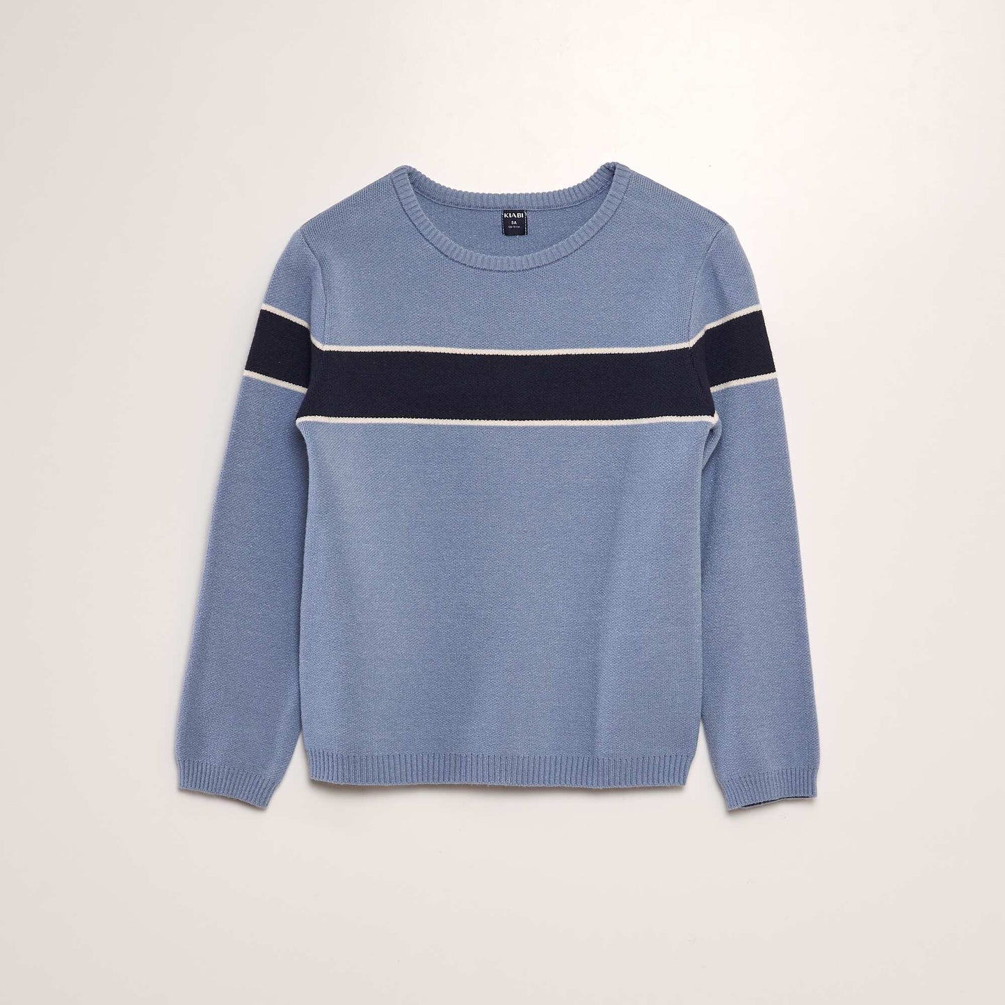 Round-neck sweater BLUE