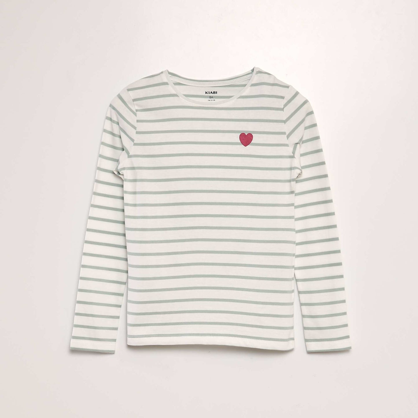 Long-sleeved cotton T-shirt GREEN