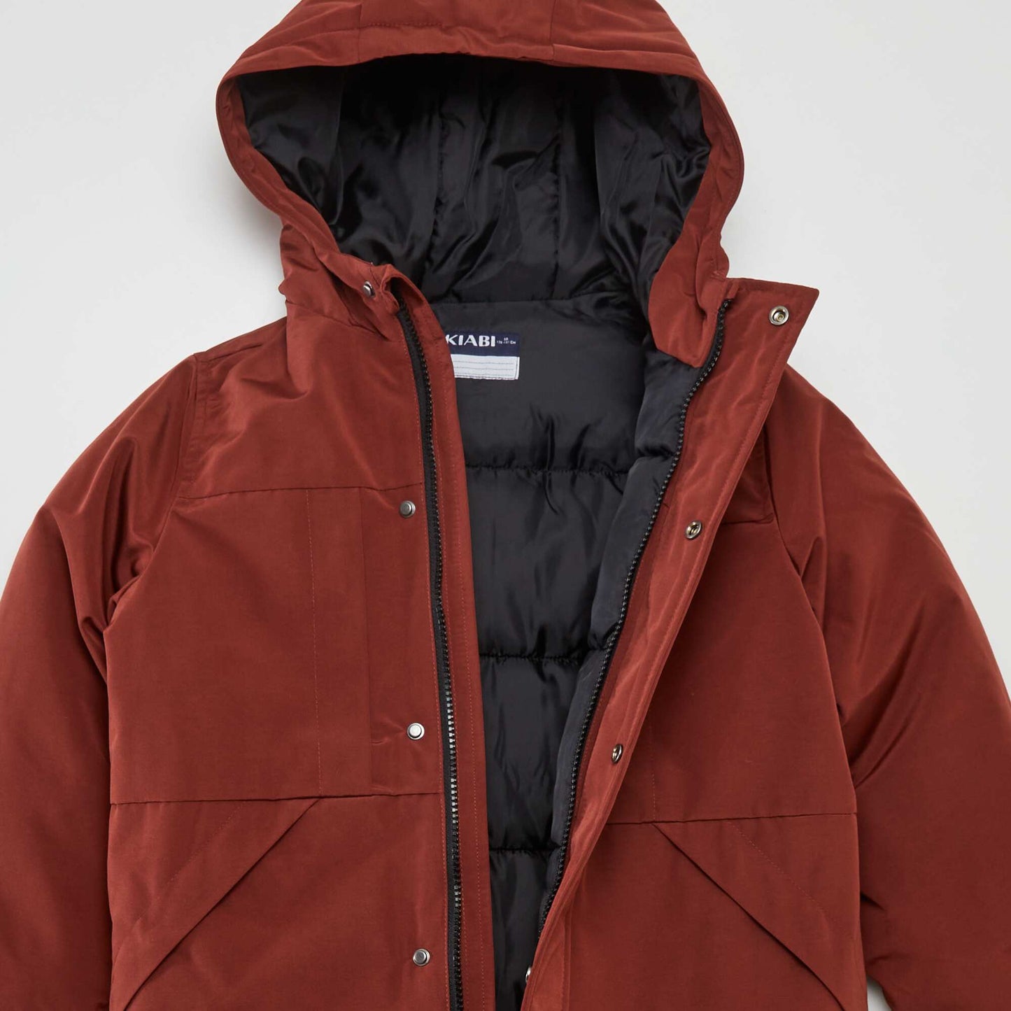 Hooded parka RED