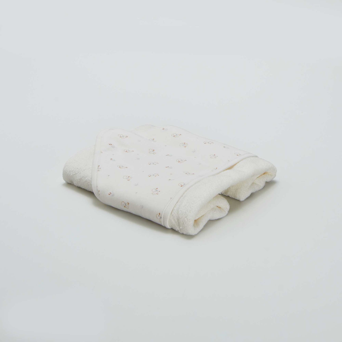 Hooded bath towel WHITE