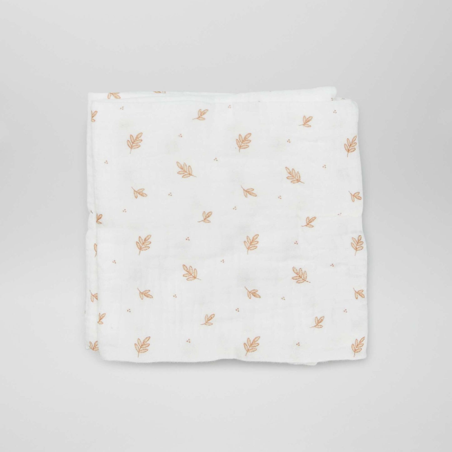 Pack of 3 cotton muslin squares WHITE