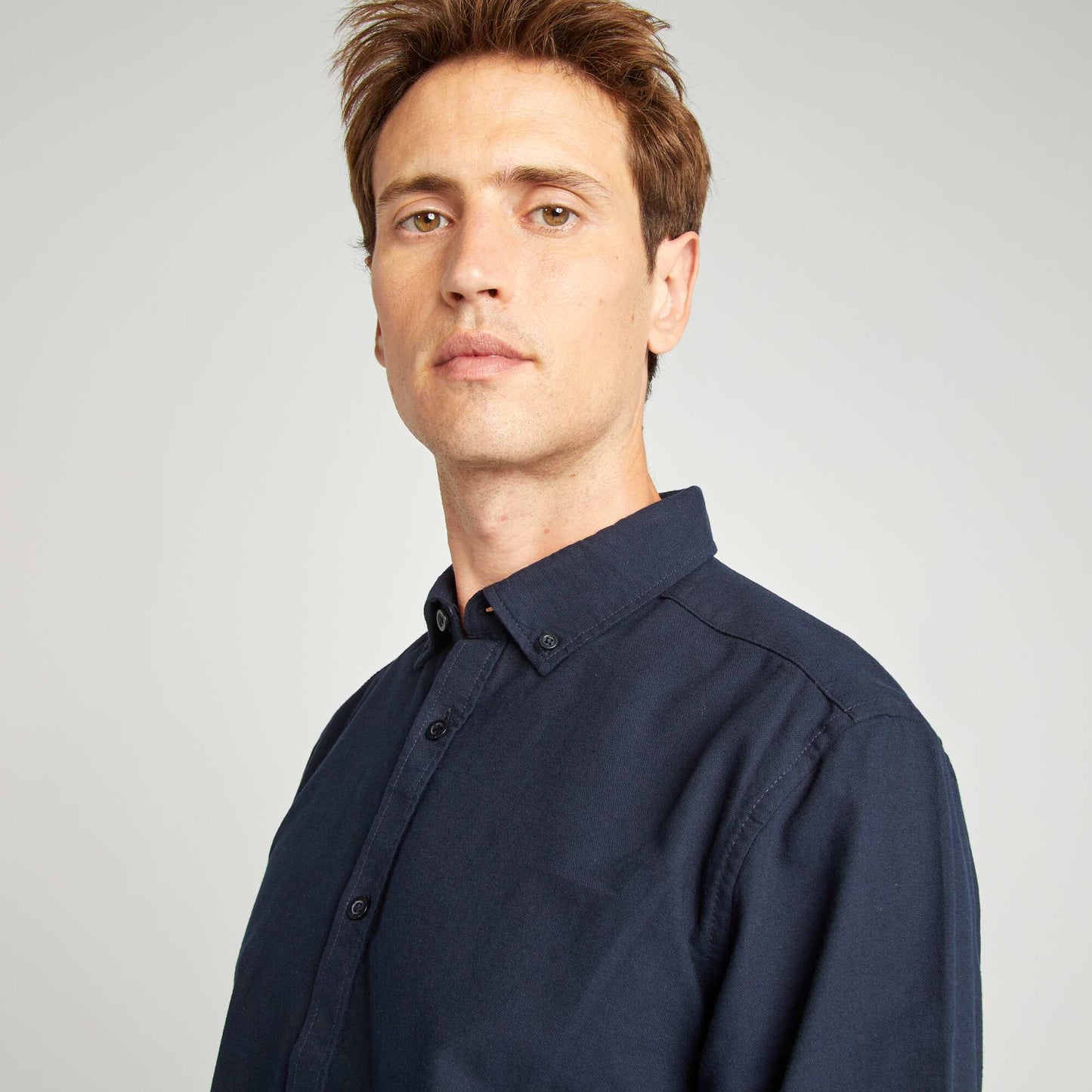 Regular-fit Oxford shirt BLUE