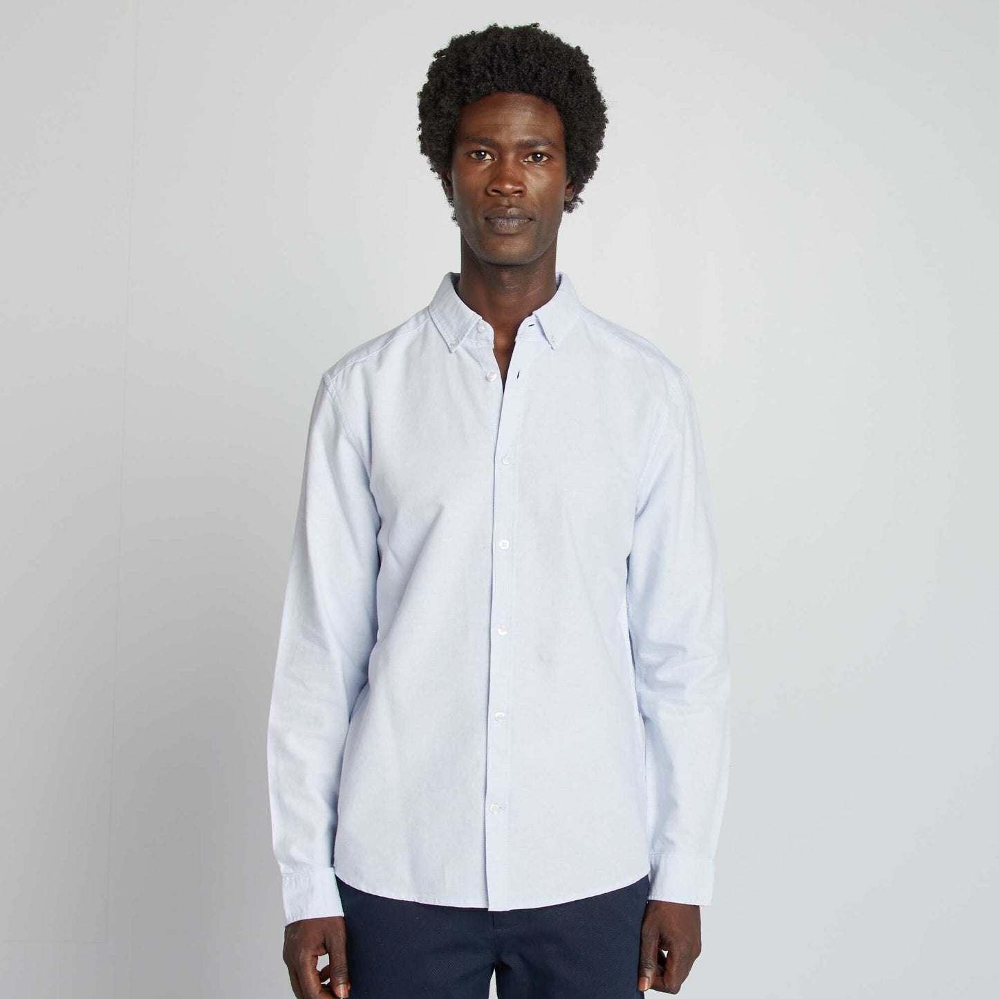 Regular-fit Oxford shirt BLUE