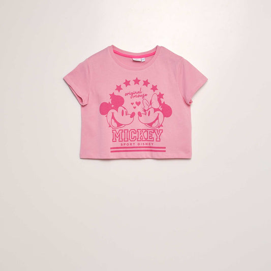 Disney crop top T-shirt PINK