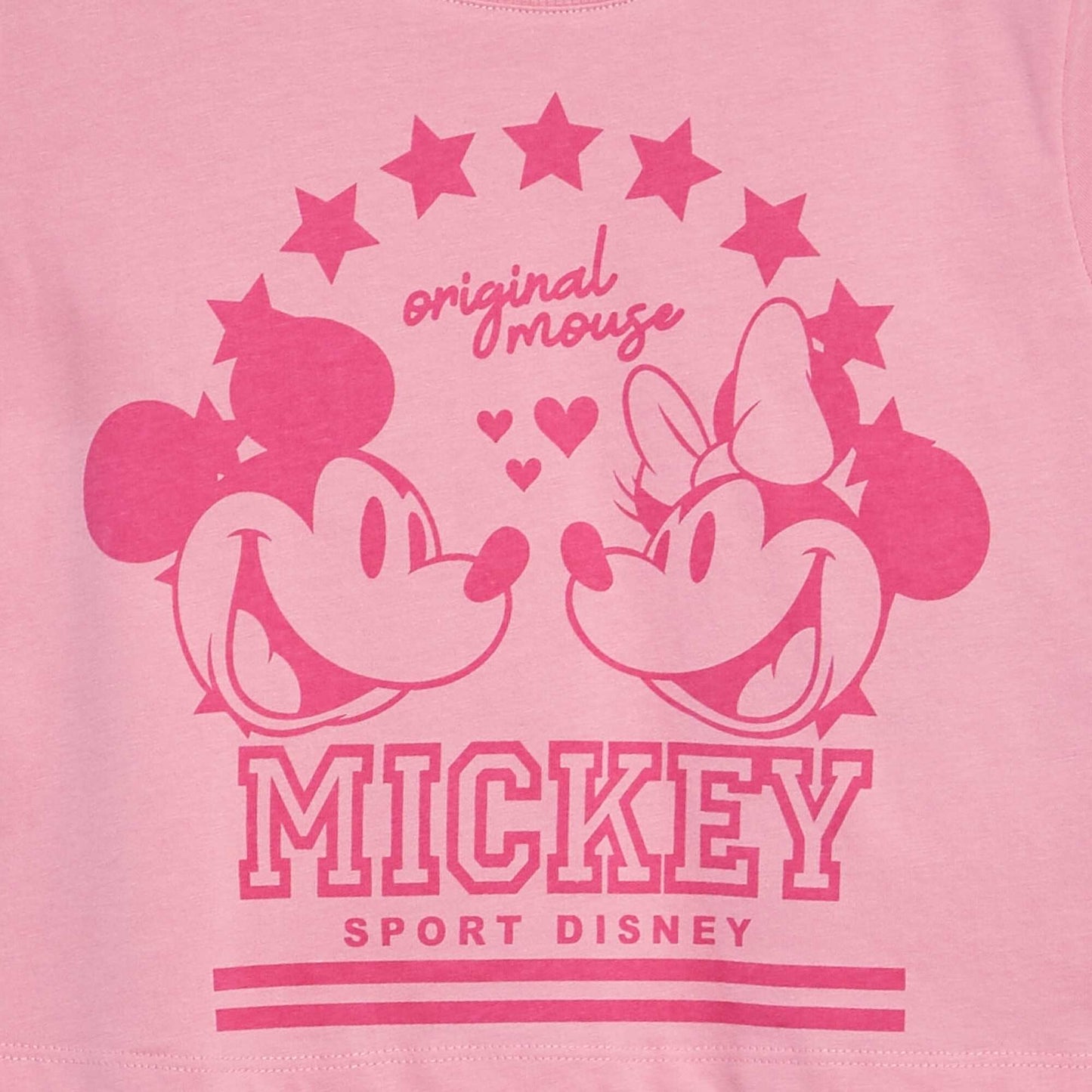 Disney crop top T-shirt PINK