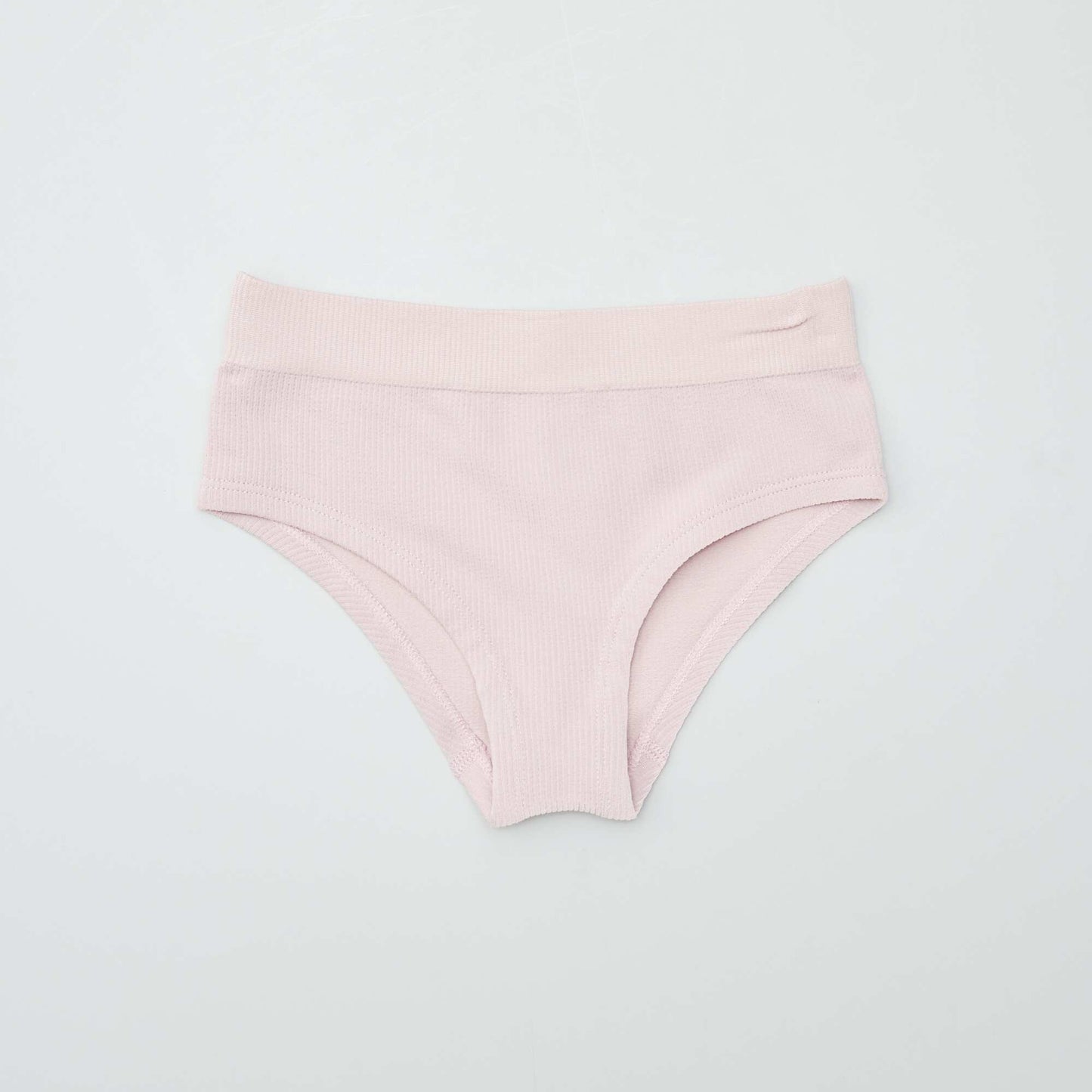 Pack of 2 pairs of ribbed boy shorts PINK