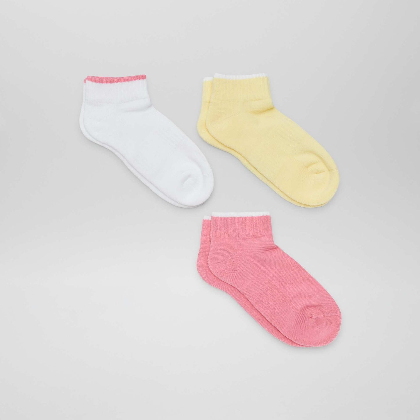 Short sports socks YELLOW