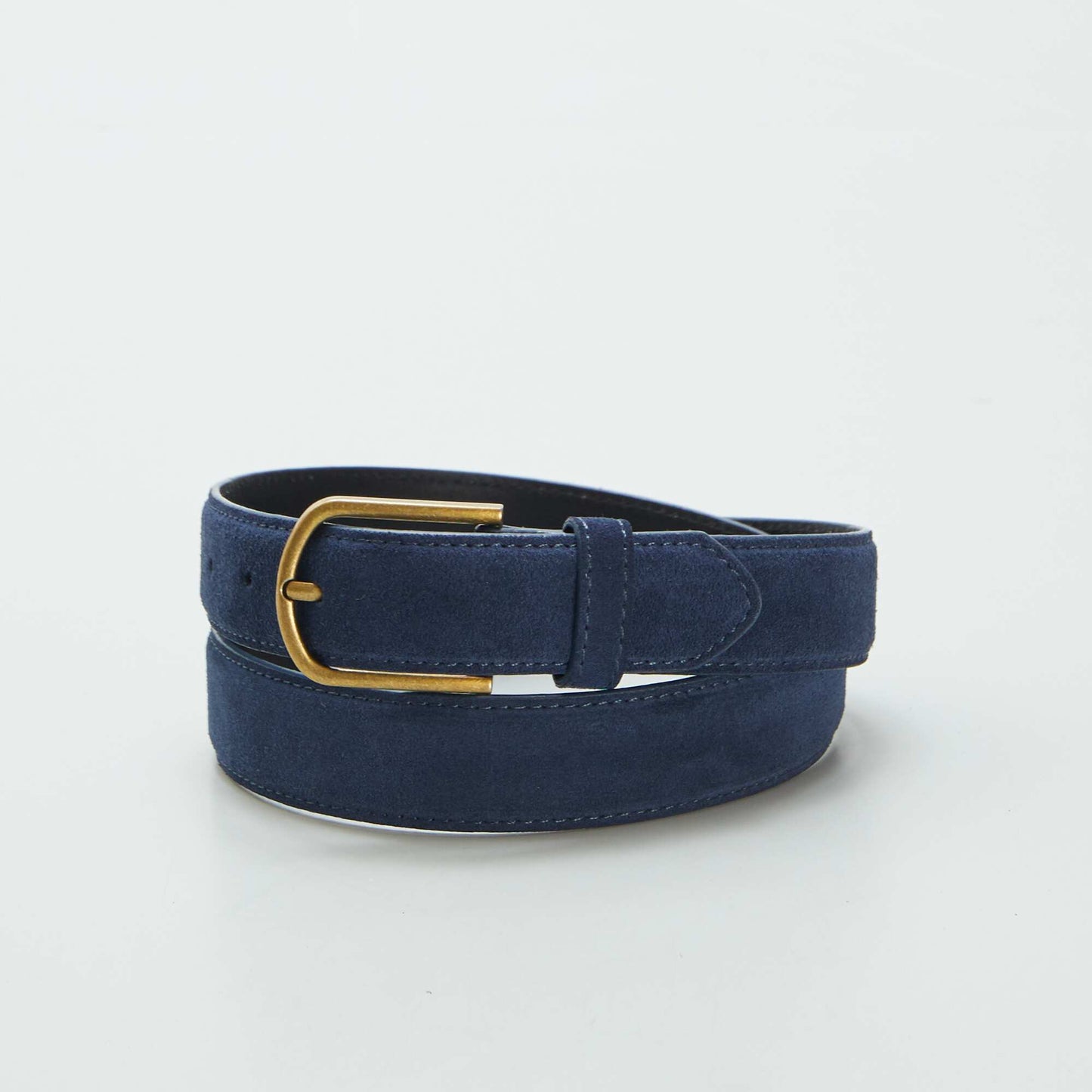 Leather belt BLUE