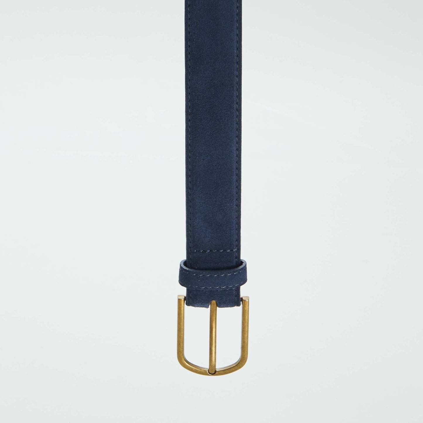 Leather belt BLUE