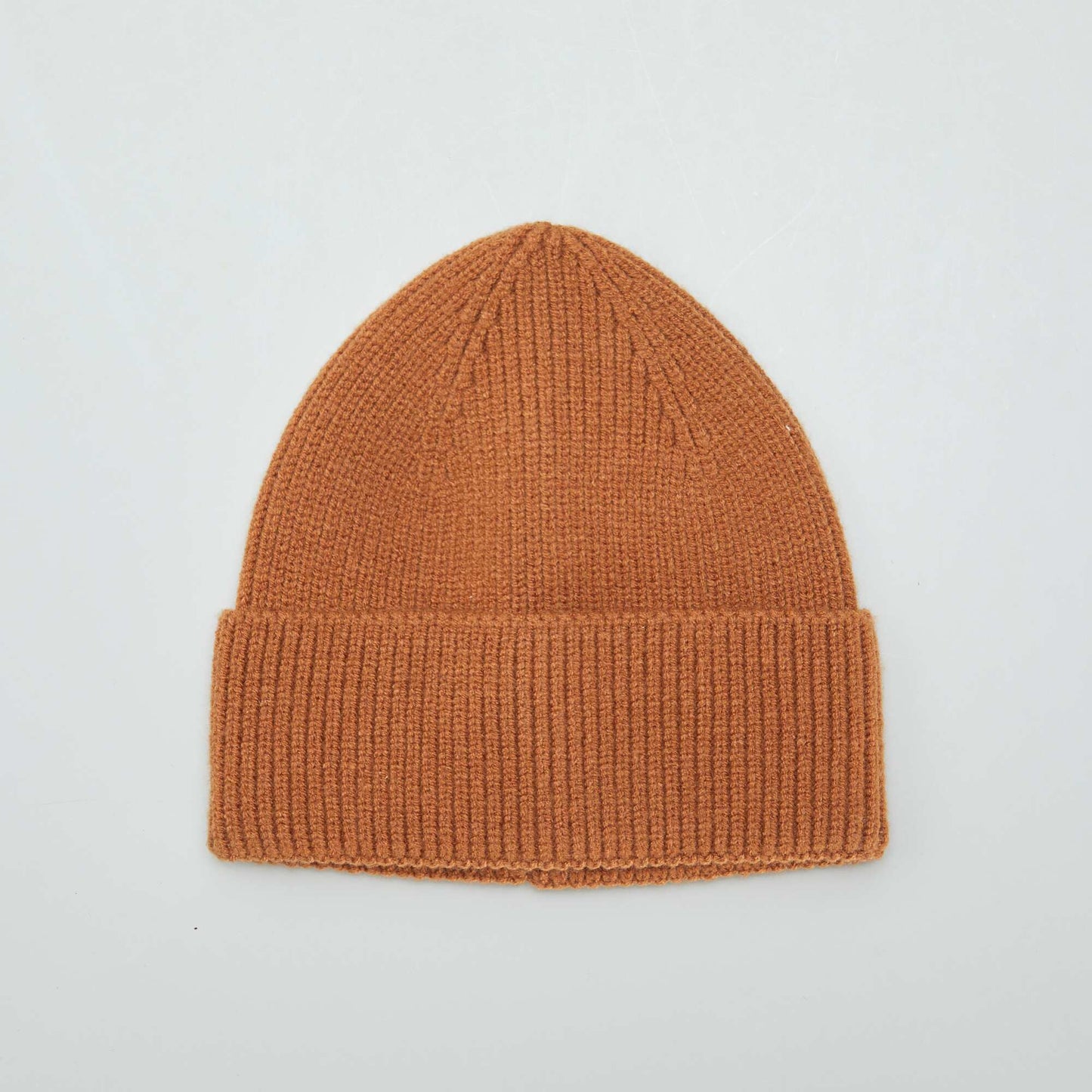 Ribbed hat BROWN