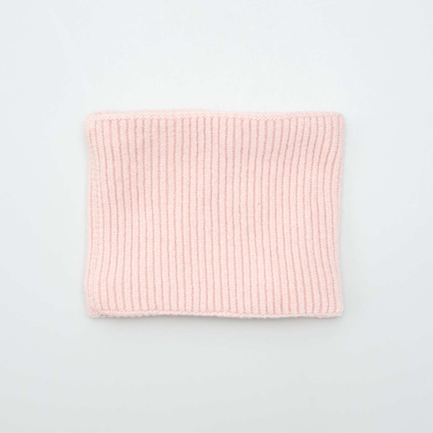 Plain knit snood PINK