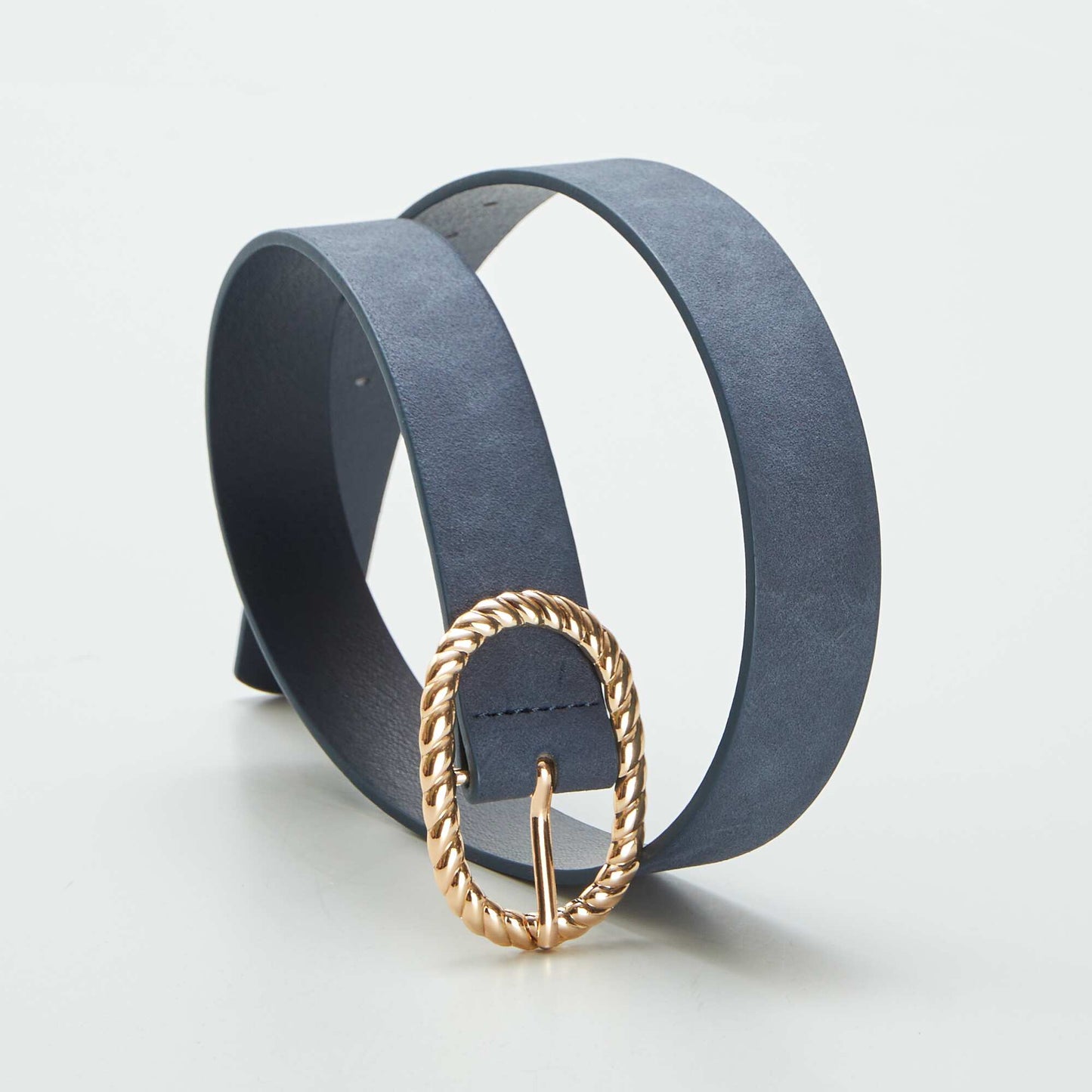 Faux leather belt BLUE