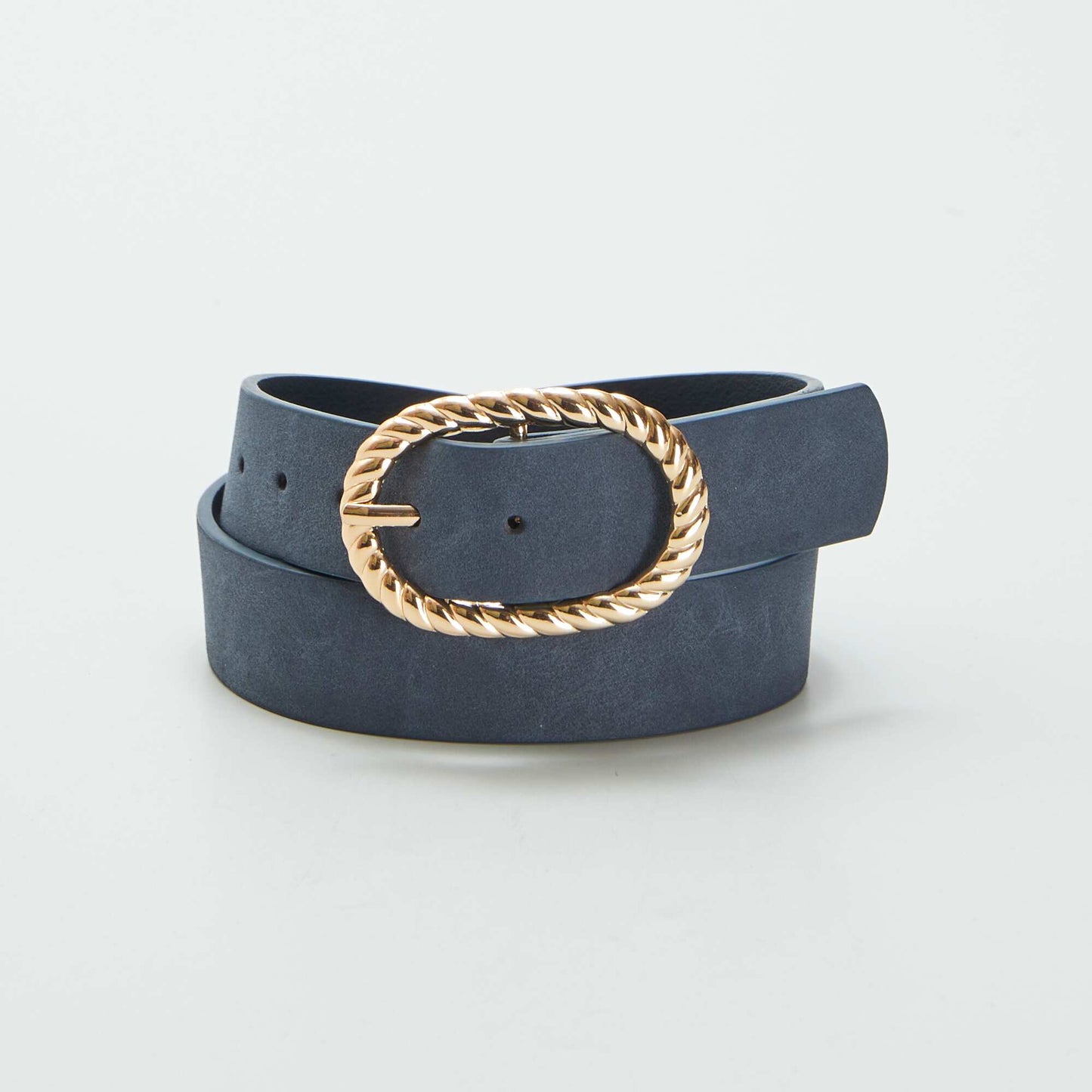 Faux leather belt BLUE