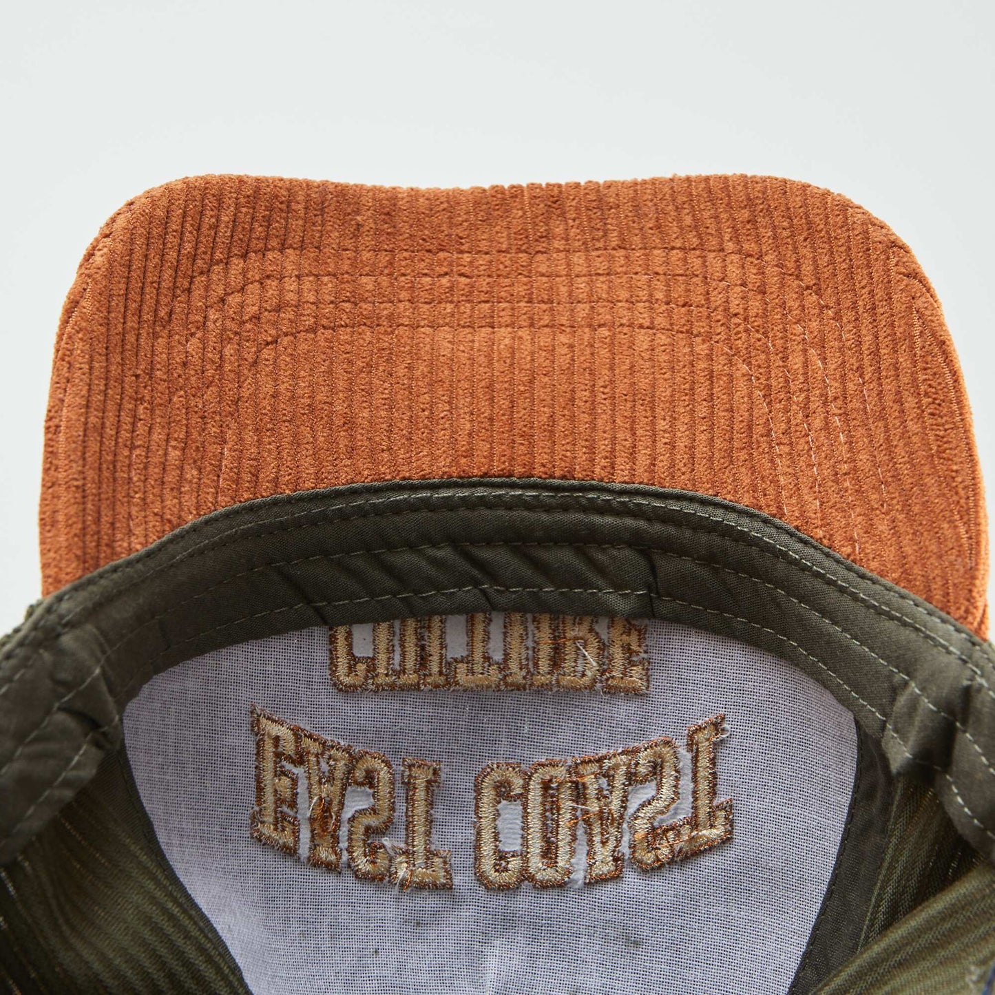 Corduroy cap KHAKI