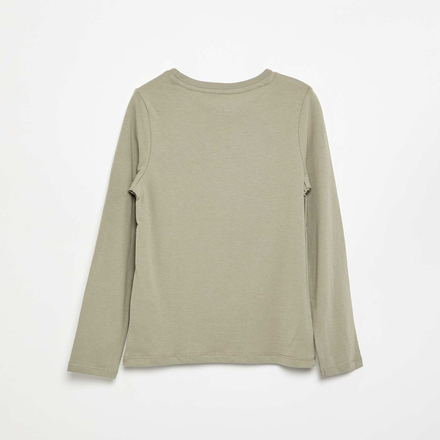 Basic long-sleeved T-shirt GREEN