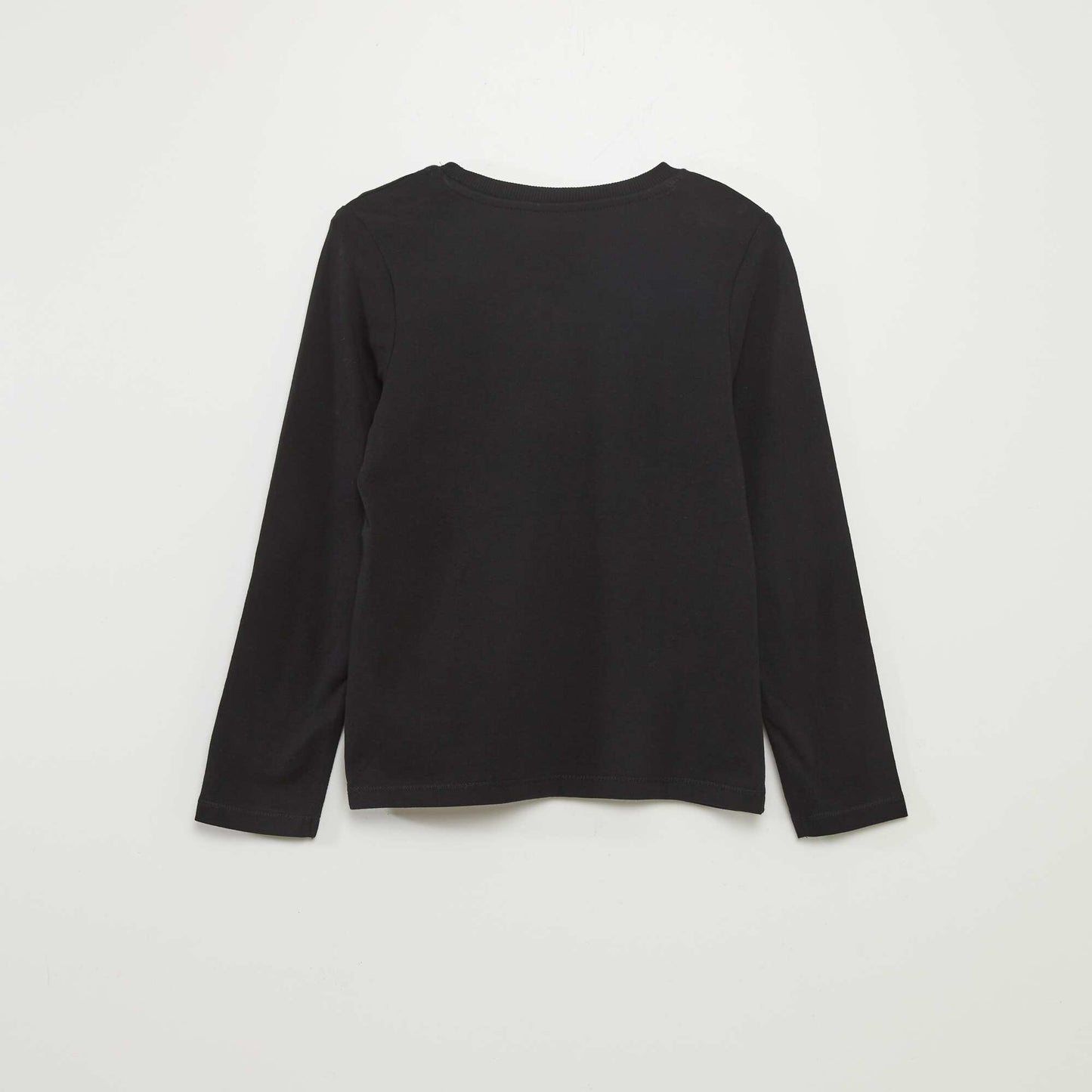 Basic long-sleeved T-shirt black