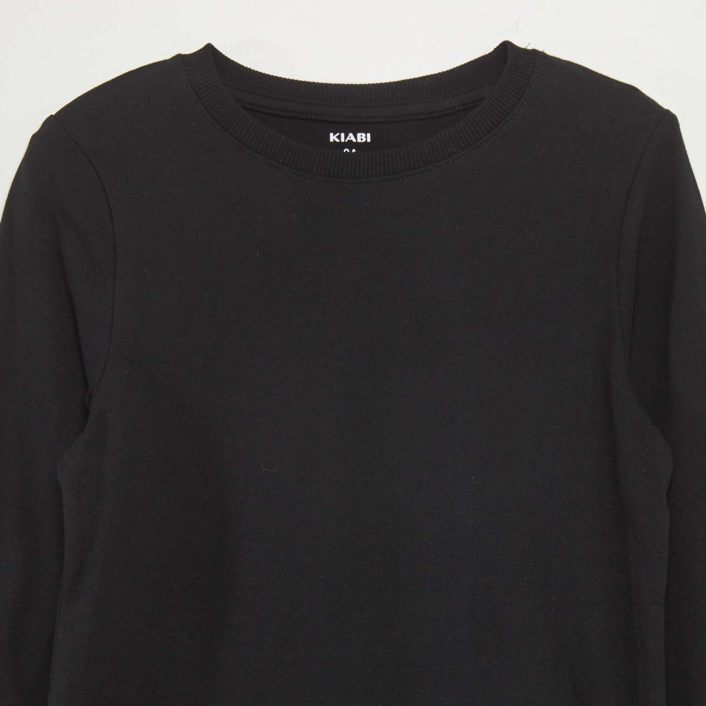 Basic long-sleeved T-shirt black