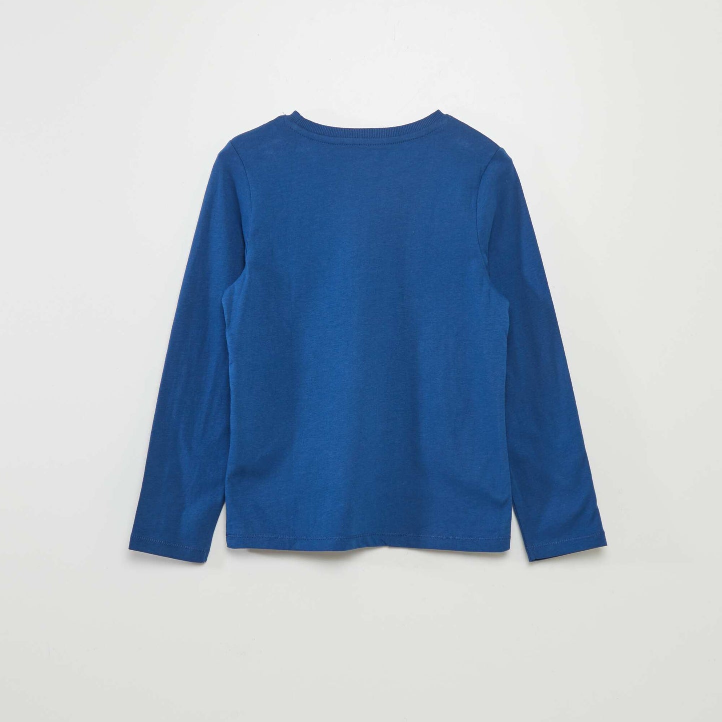 Basic long-sleeved T-shirt BLUE