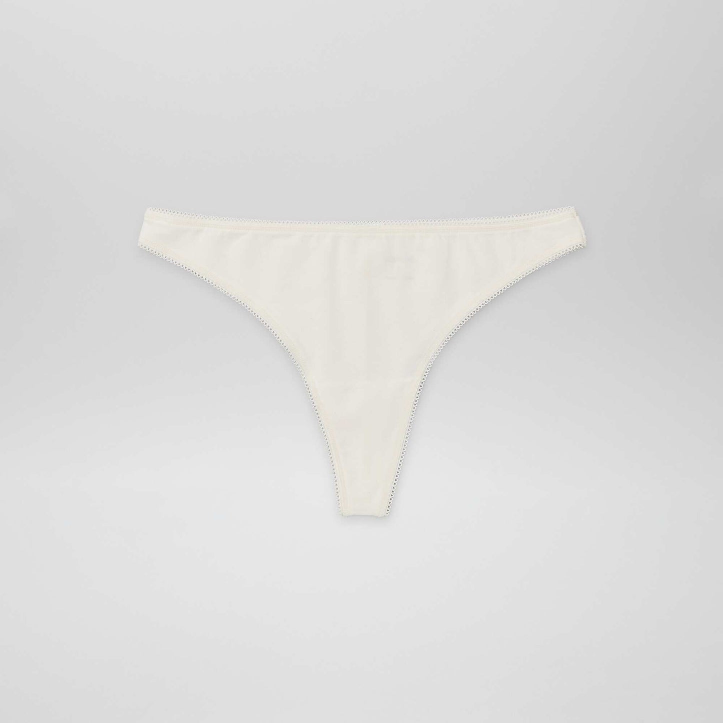 Pack of 3 cotton tanga briefs BEIGE