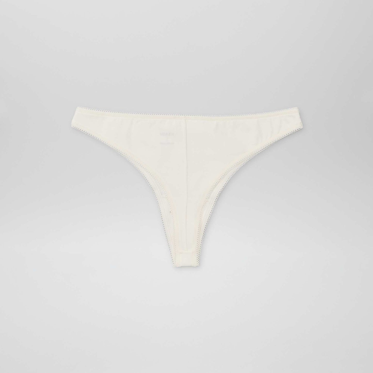 Pack of 3 cotton tanga briefs BEIGE