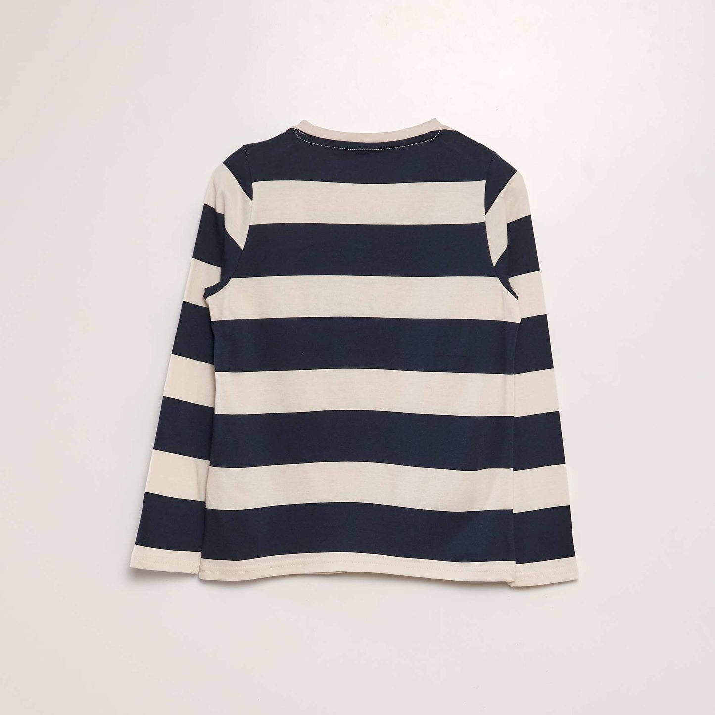 Striped cotton T-shirt YELLOW