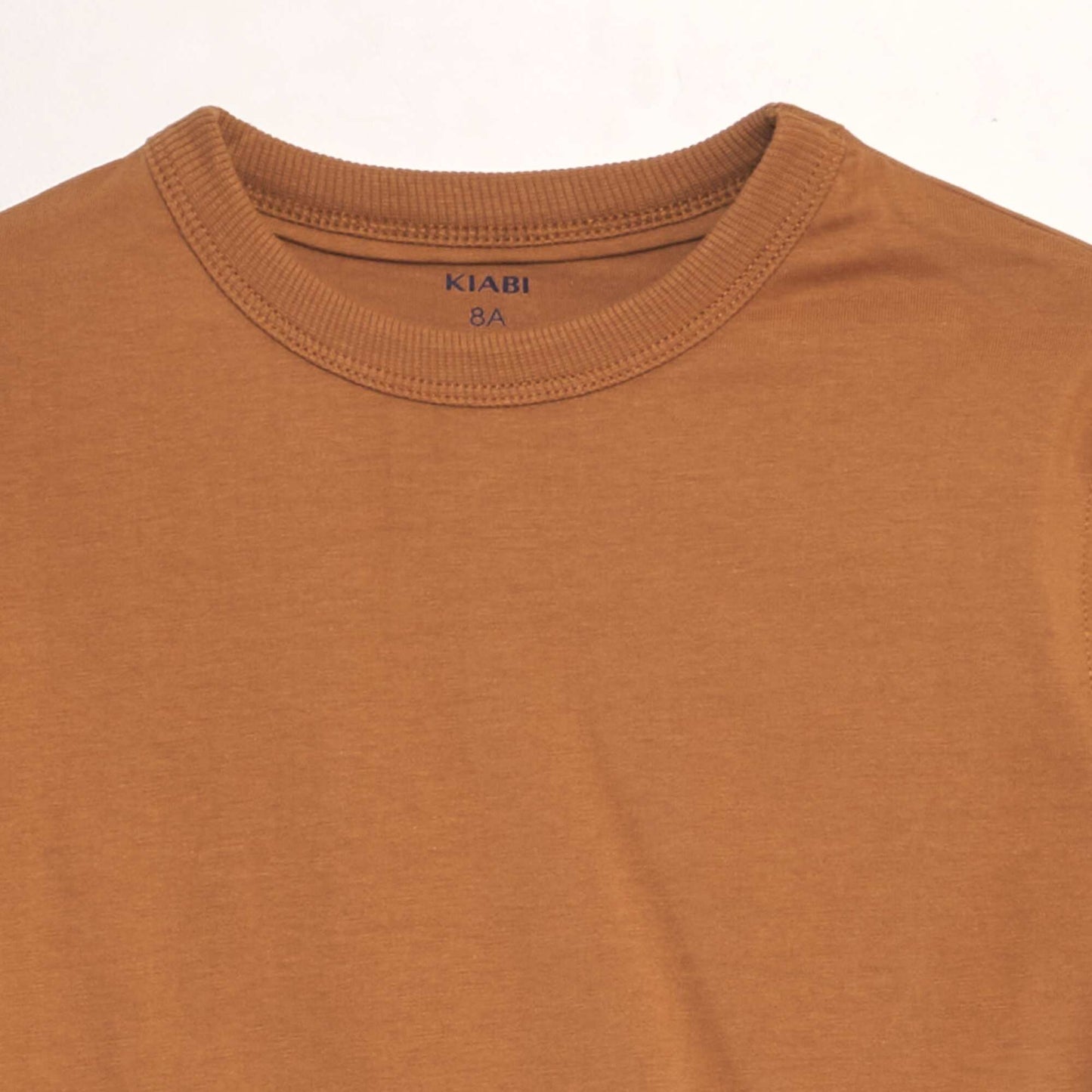 Thick jersey knit T-shirt - Tough CottonT BROWN